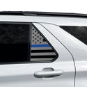 Precut American Flag Rear Side Quarter Window Decal Stickers Fits Ford Explorer 2020-2026
