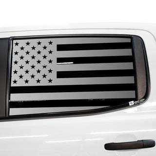 American Flag Rear Side Window Vinyl Decal Stickers Fits Ford Ranger 2019-2024