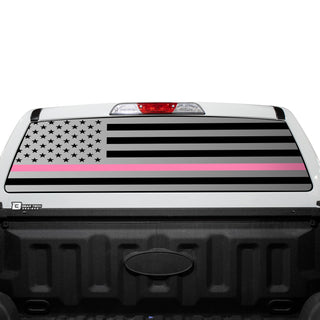 Buy thin-pink-line American Flag Rear Window Windshield Vinyl Decal Stickers Fits Ford Ranger 2019-2023