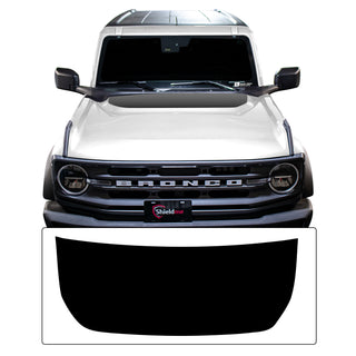 Ford bronco 21 hood decal main matte black