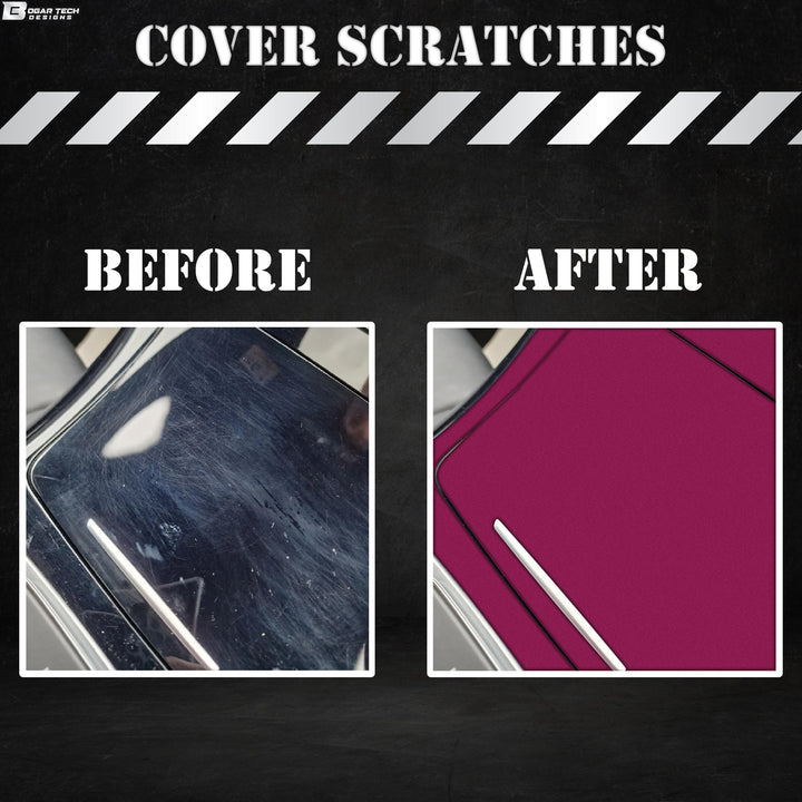 ShieldMe PREMIUM Velvet Fabric Upholstery Automotive Wrap Film Sheet For Dashboard Door Panel Trim Center Console Roof Headliner - Bogar Tech Designs