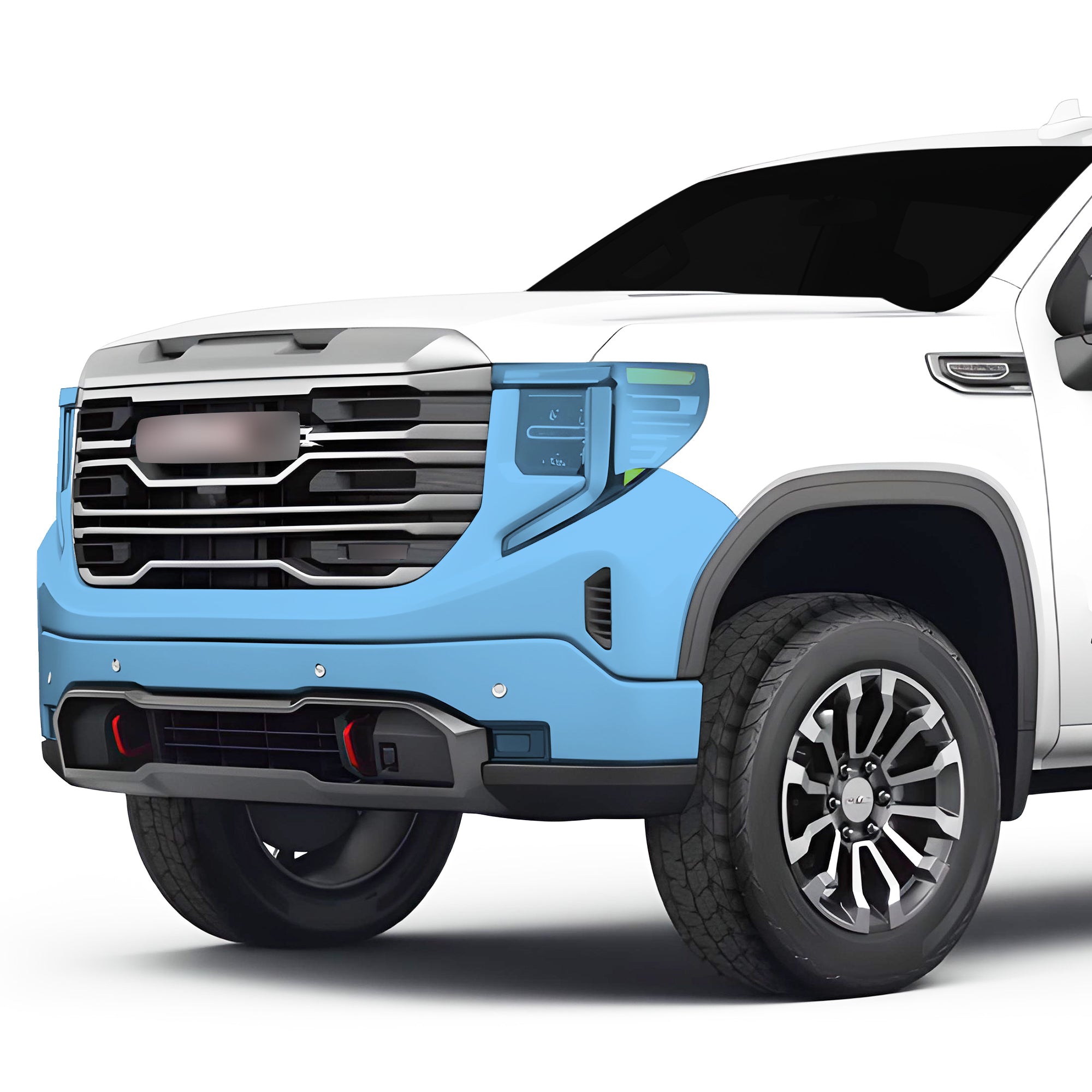 Fits GMC Sierra 2022+ Precut Premium Paint Protection Film Clear Bra PPF Decal Film Kit Cover - Bogar Tech Designs