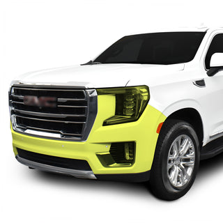 Gmc yukon 2021 front bumper base paint protection film precut
