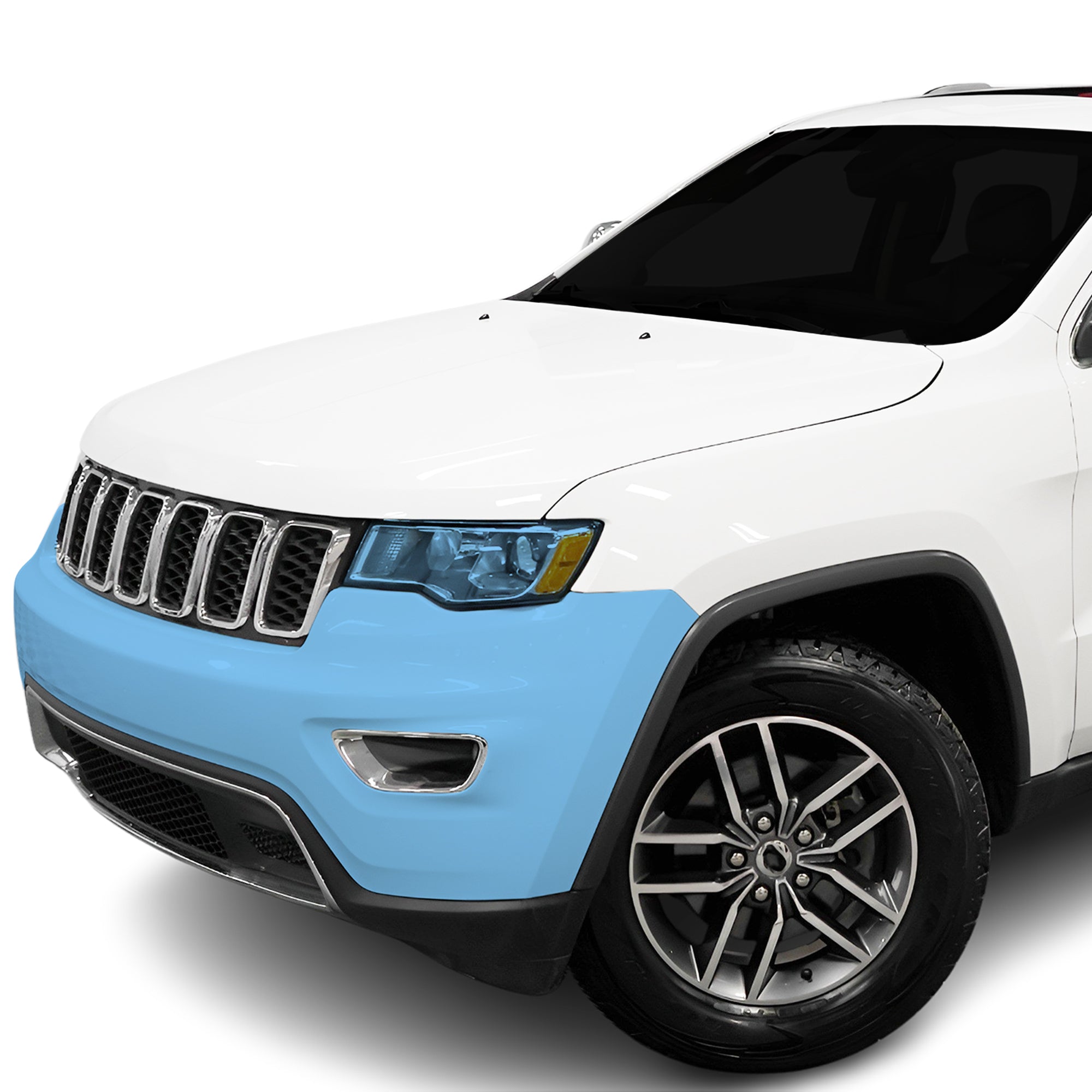 Fits Jeep Grand Cherokee (Laredo) 2017 - 2022 Precut Premium Paint Protection Film Clear Bra PPF Decal Film Kit Cover - Bogar Tech Designs