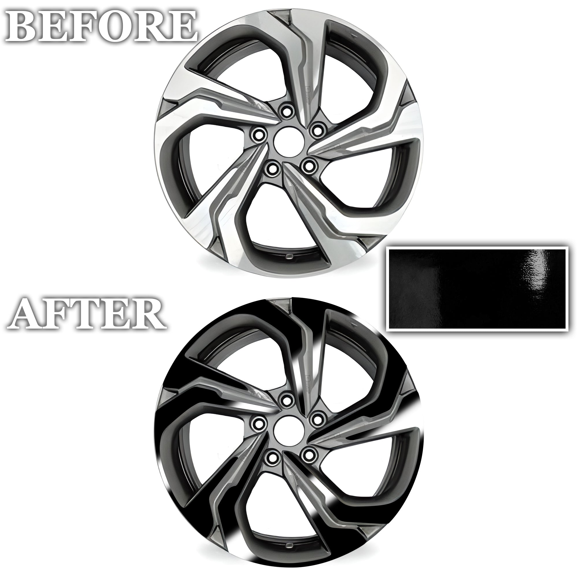 Vinyl Chrome Delete Blackout Decal Stickers Overlay Film Fits Honda Accord Sedan 2018 - 2022 - Bogar Tech Designs