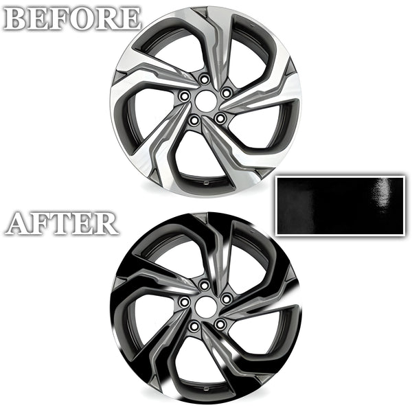 Vinyl Chrome Delete Wheel Side Window Trim Blackout Decal Stickers Overlay Film Fits Honda Accord Sedan 2018-2022