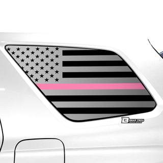 Buy thin-pink-line Quarter Window American Flag Vinyl Decal Stickers Fits Honda Pilot 2023 2024 2025