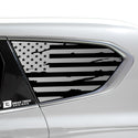 American Flag Rear Quarter Window Vinyl Decal Stickers Fits Hyundai Santa Fe 2019-2023