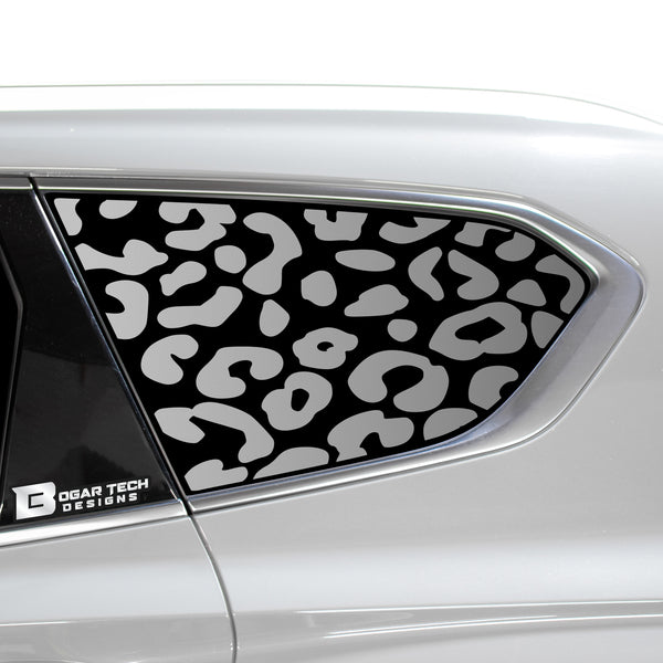 Animal Leopard Cow Window Vinyl Decal Stickers Fits Hyundai Santa Fe 2019-2023