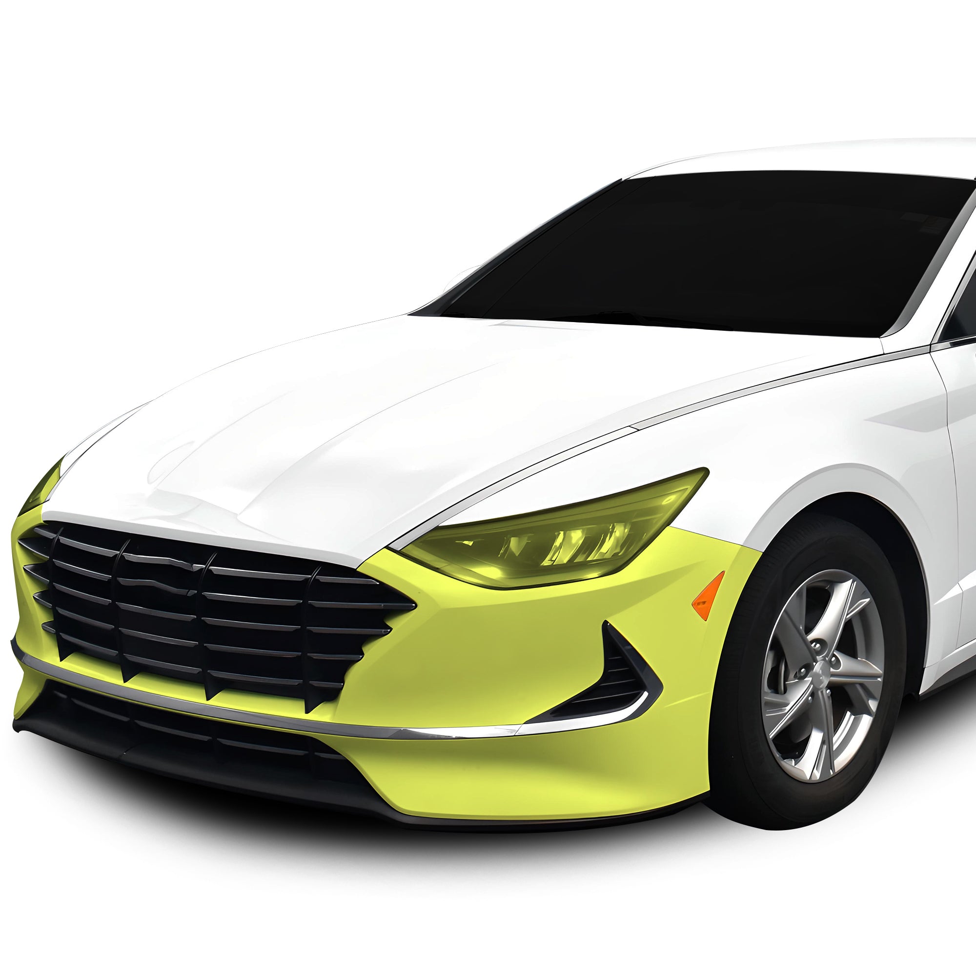 Fits Hyundai Sonata Hybrid 2021 - 2023 Precut Premium Paint Protection Film Clear Bra PPF Decal Film Kit Cover - Bogar Tech Designs
