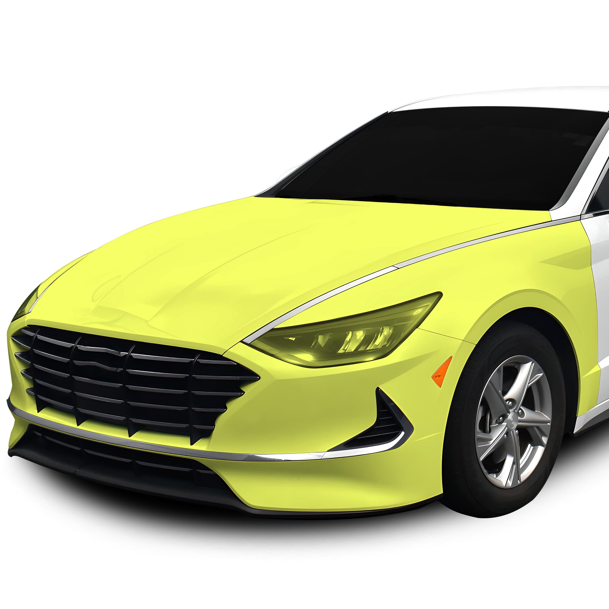 Fits Hyundai Sonata Hybrid 2021 - 2023 Precut Premium Paint Protection Film Clear Bra PPF Decal Film Kit Cover - Bogar Tech Designs