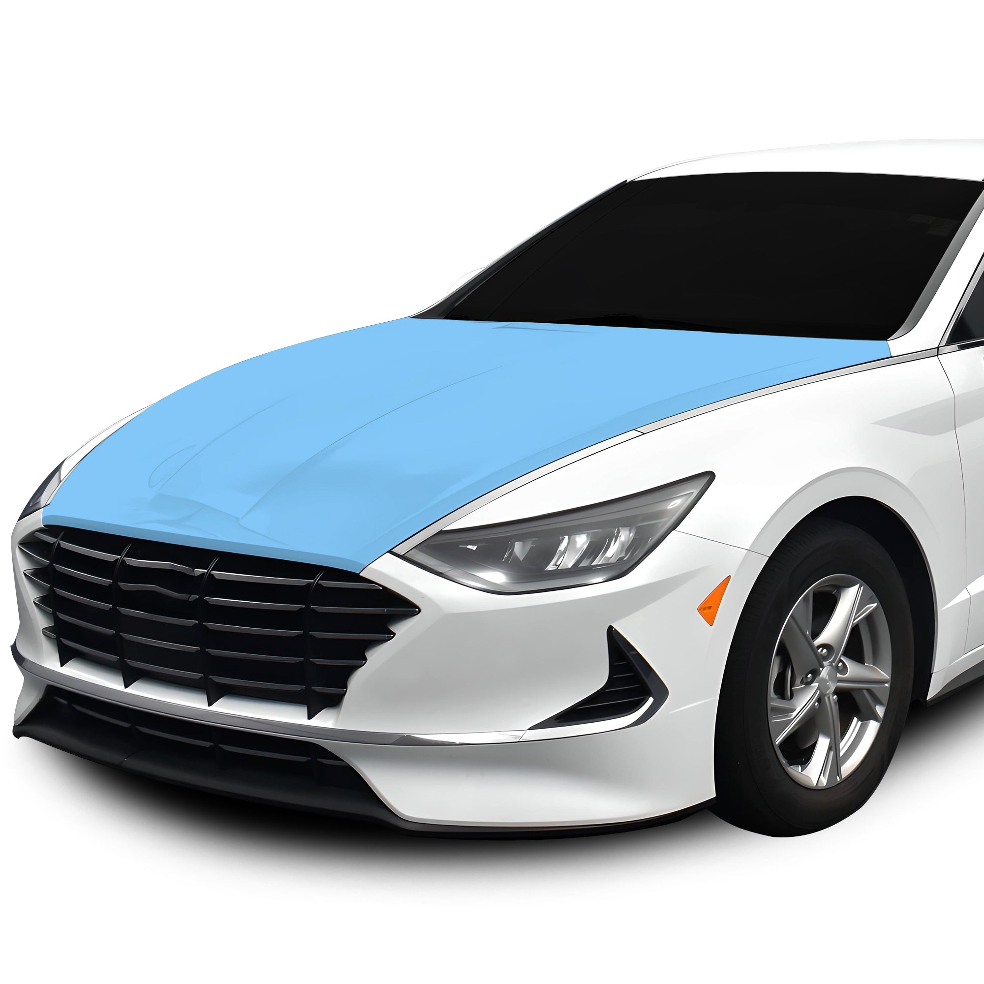 Fits Hyundai Sonata Hybrid 2021 - 2023 Precut Premium Paint Protection Film Clear Bra PPF Decal Film Kit Cover - Bogar Tech Designs