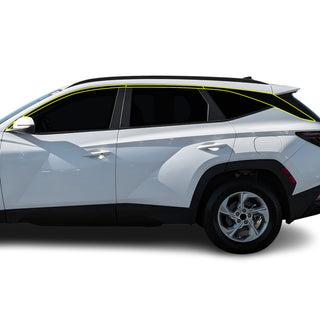 Hyundai tucson 2022 2025 side chrome delete main gloss black