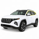 Hyundai Tucson 2022-2026 Window Trim Blackout Chrome Delete Kit – Precut Gloss Black Vinyl Overlays