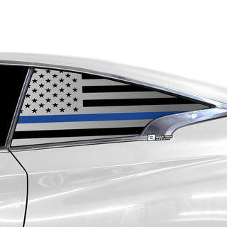 Buy thin-blue-line Quarter Window American Flag Vinyl Decal Stickers Fits Infiniti Q60 2017-2022