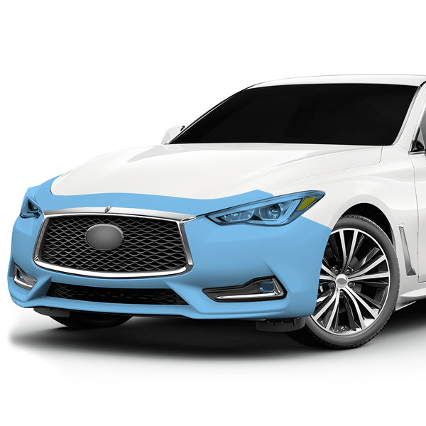 Fits Infiniti Q60 2017-2024 Precut Premium Paint Protection Film Clear Bra PPF Decal Film Kit Cover