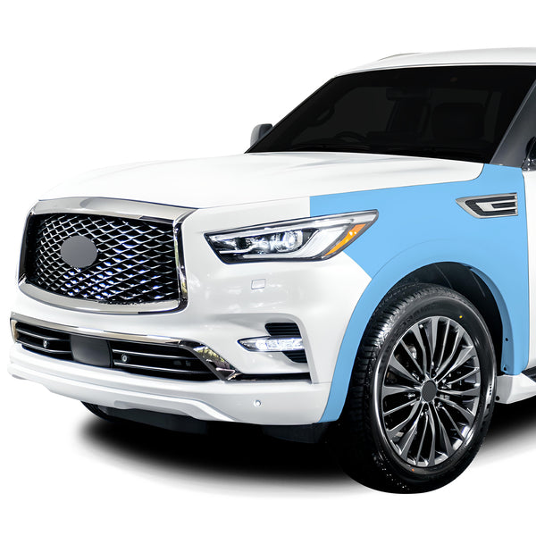 Fits Infiniti QX80 2018+  Precut Premium Paint Protection Film Clear Bra PPF Decal Film Kit