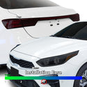 Full Headlight Taillight Precut Smoked PPF Tint Kit Film Overlay Fits Kia Forte 2019-2021