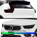 Full Headlight Taillight Precut Smoked PPF Tint Kit Film Overlay Cover Fits Volvo XC40 2019-2022