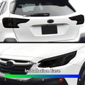 Full Headlight Taillight Precut Smoked PPF Tint Kit Film Overlay Cover Fits Subaru Outback