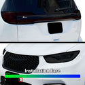 Full Headlight Taillight Precut Smoked PPF Tint Kit Overlay Film Fits Chrysler Pacifica 2021-2023