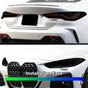 Full Headlight Taillight Precut Smoked PPF Tint Kit Film Overlay Fits BMW 4 Series 2021-2024