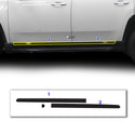 Vinyl Chrome Delete Grille Side Window Rear Blackout Decal Stickers Overlay Film Fits Jeep Wagoneer 2022-2024