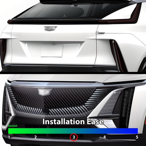 Full Headlight Taillight Precut Smoked PPF Tint Kit Film Overlay Fits Cadillac Lyriq 2023 2024