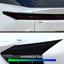 Full Headlight Taillight Precut Smoked PPF Tint Kit Film Overlay Cover Fits Lexus RZ 2023-2024