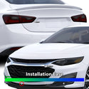 Full Headlight Taillight Precut Smoked PPF Tint Kit Film Overlay Fits Chevy Malibu 2019-2023