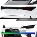 Full Headlight Taillight Precut Smoked PPF Tint Kit Film Overlay Fits Lexus RX 2023-2024