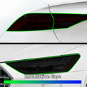 Full Headlight Taillight Precut Smoked PPF Tint Kit Film Overlay Fits Audi S7 A7 Sportback 2019-2024