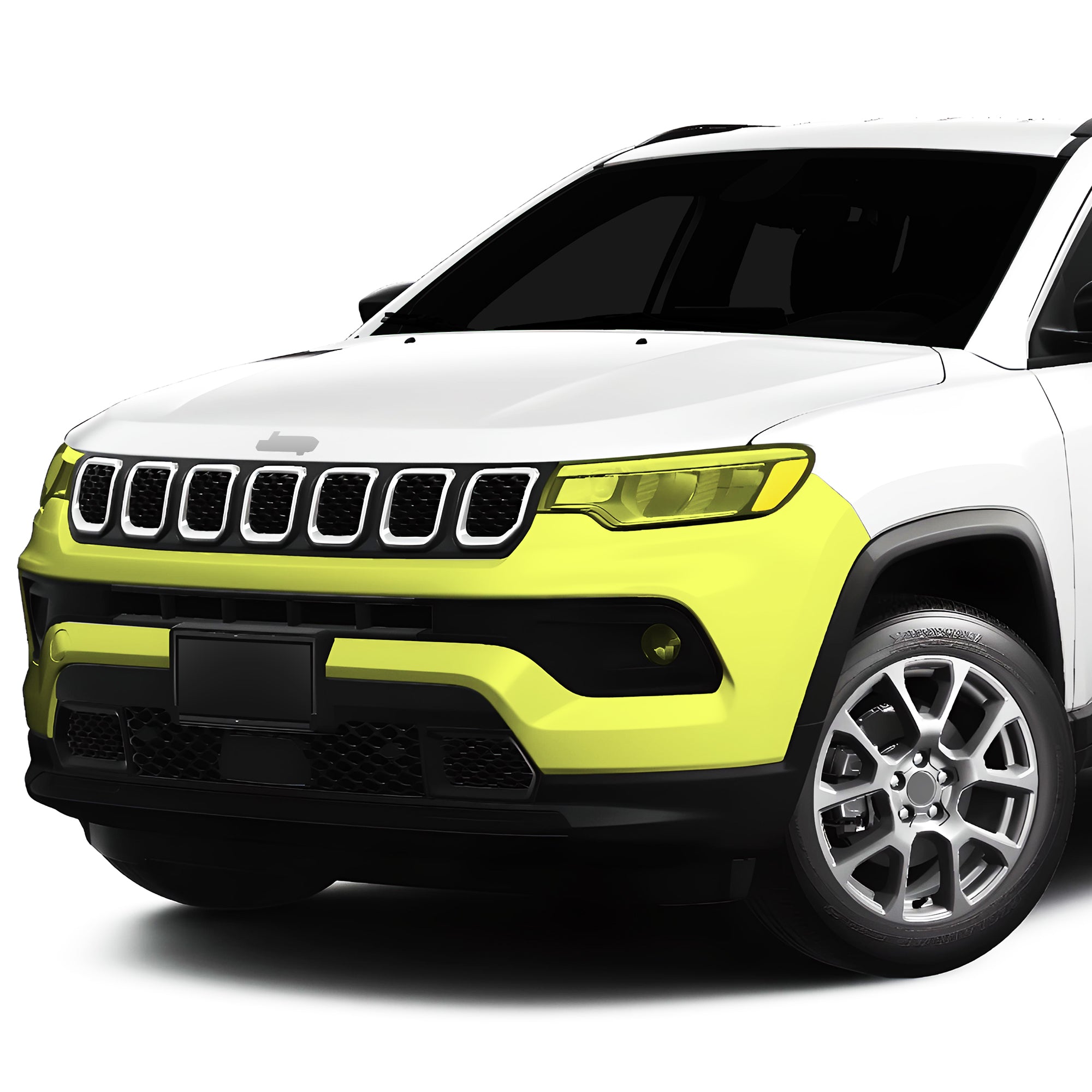 Precut Premium Paint Protection Film Clear Bra PPF Decal Film Kit Cover Fits Jeep Compass 2021 - 2024 - Bogar Tech Designs