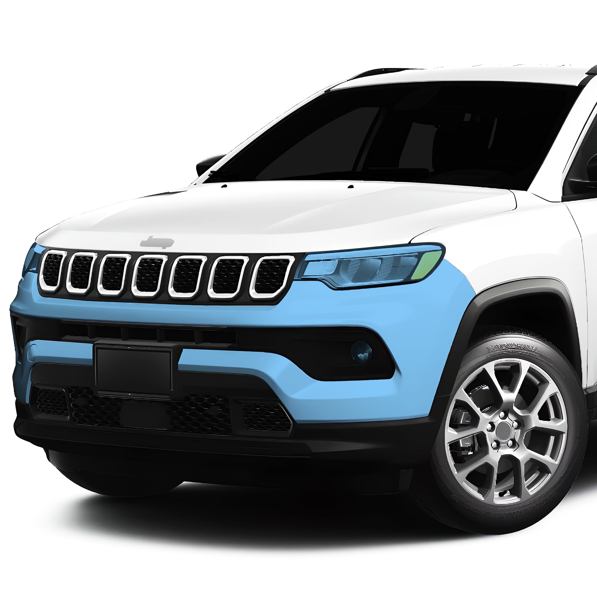 Precut Premium Paint Protection Film Clear Bra PPF Decal Film Kit Cover Fits Jeep Compass 2021 - 2024 - Bogar Tech Designs