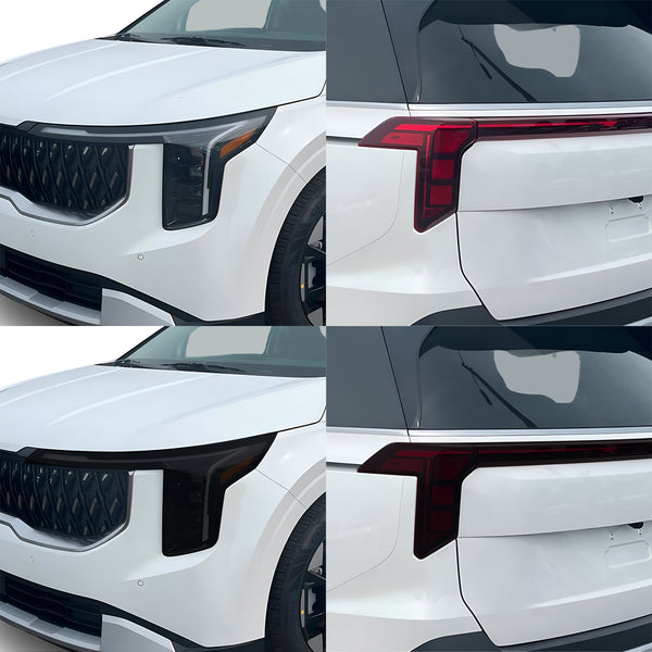 Fits Kia Carnival 2025-2026 Full Headlight Taillight Precut Smoked PPF Tint Kit Film Overlay