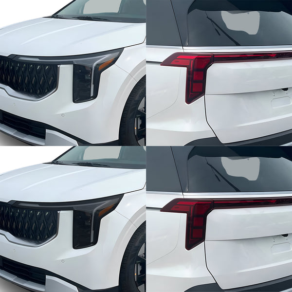Fits Kia Carnival 2025-2026 Full Headlight Taillight Precut Smoked PPF Tint Kit Film Overlay