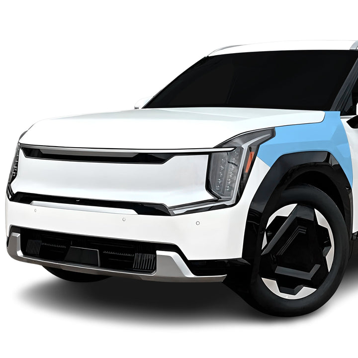 Fits Kia EV9 (Light/Wind) 2024+ Precut Premium Paint Protection Film Clear Bra PPF Decal Film Kit - Bogar Tech Designs