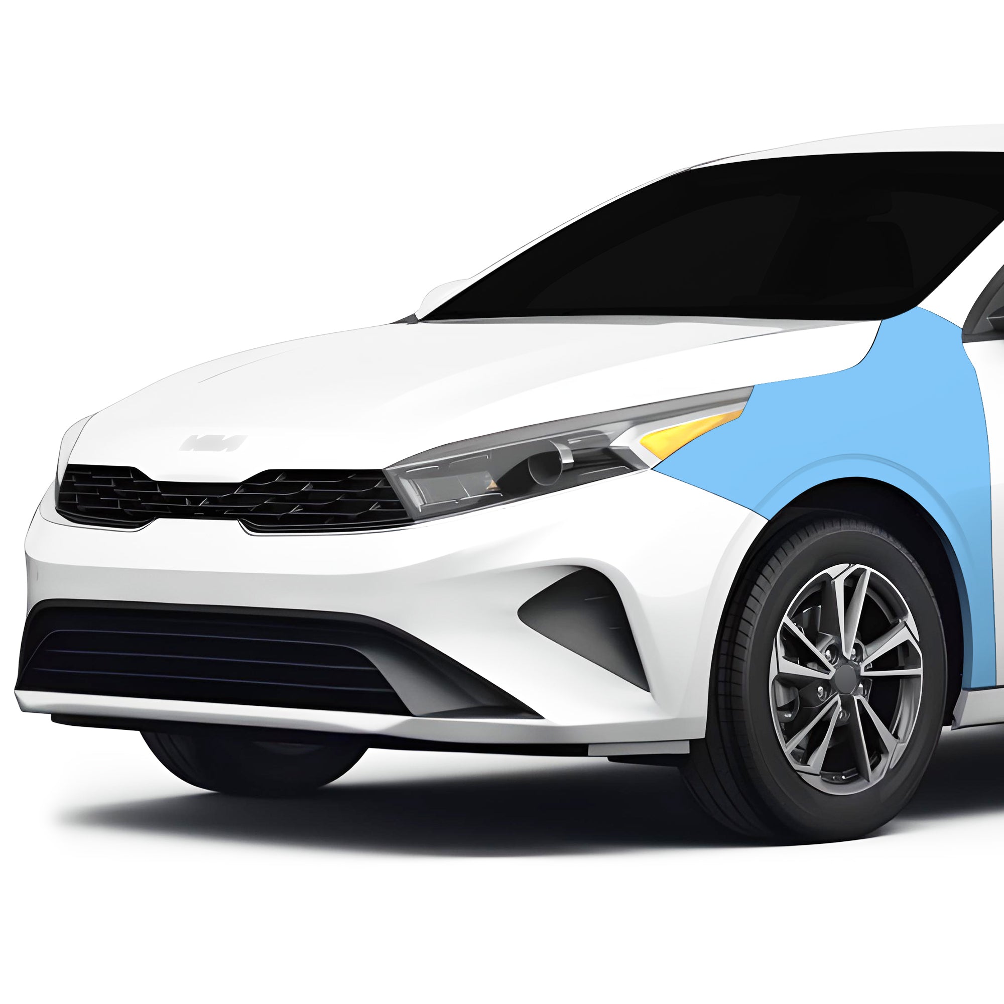 Fits Kia Forte (LX/LXS) 2022+ Precut Premium Paint Protection Film Clear Bra PPF Decal Film Kit Cover - Bogar Tech Designs