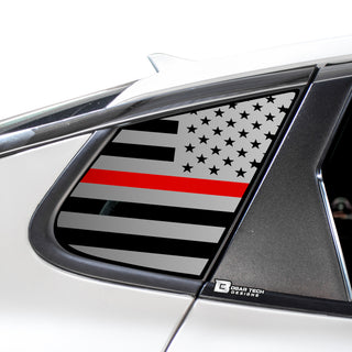 Buy thin-red-line Quarter Window American Flag Vinyl Decal Stickers Fits Kia Optima 2016-2020