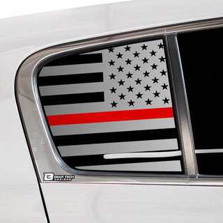 Buy thin-red-line Quarter Window American Flag Vinyl Decal Stickers Fits Kia Sportage 2017-2022