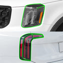 Full Headlight Taillight Precut Smoked PPF Tint Kit Film Overlay Fits Kia Telluride 2020-2025