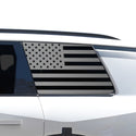 American Flag Quarter Window Decal for Kia Telluride 2027+ – Precut Matte Black Vinyl