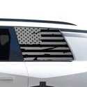American Flag Quarter Window Decal for Kia Telluride 2027+ – Precut Matte Black Vinyl