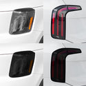Full Headlight Taillight Precut Smoked PPF Tint Kit Film Overlay Fits Kia Telluride 2020-2025