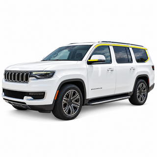 Jeep Wagoneer 2022-2026 Blackout Chrome Delete Kit - Precut Gloss Black Vinyl Overlays
