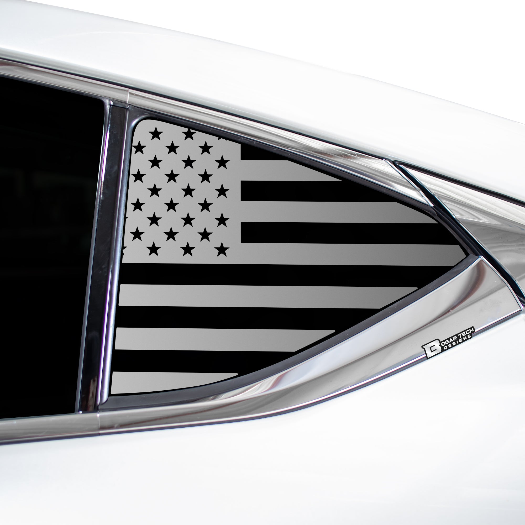 Quarter Window American Flag Vinyl Decal Stickers Fits Lexus ES 2019-2 ...