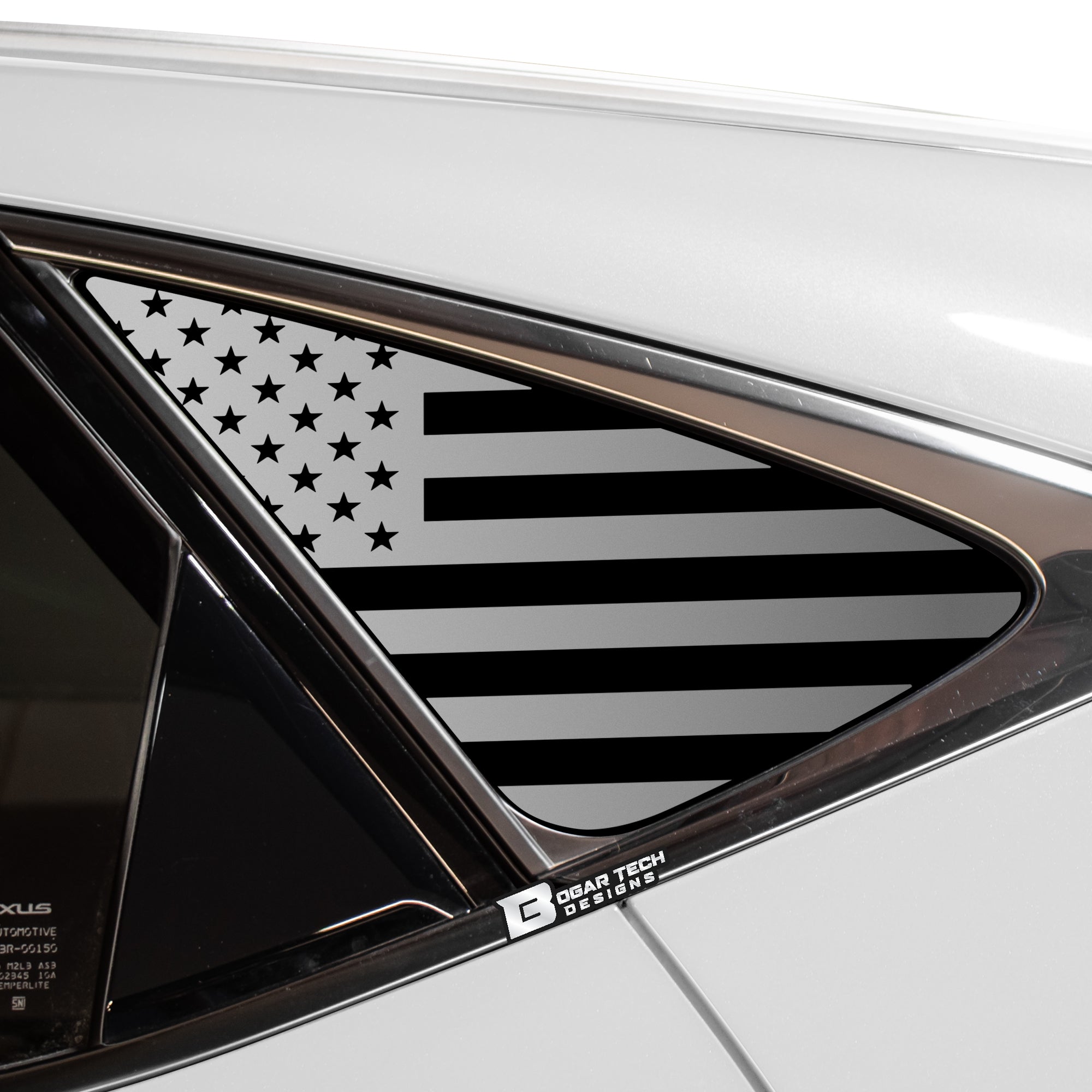 American Flag Quarter Window Decal for Lexus NX 2022–2025 – Precut Mat ...