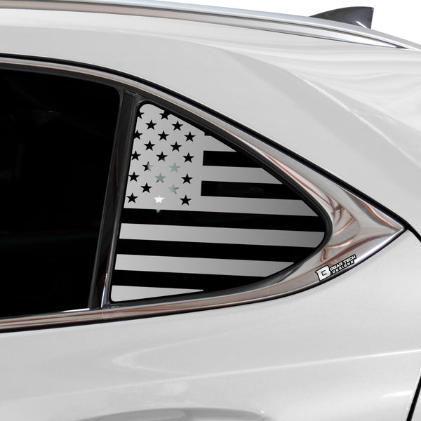 Quarter Window American Flag Vinyl Decal Stickers Fits Lexus UX 2019-2024