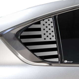 Lexus is 2021 2023 quarter window american flag decal main matte black