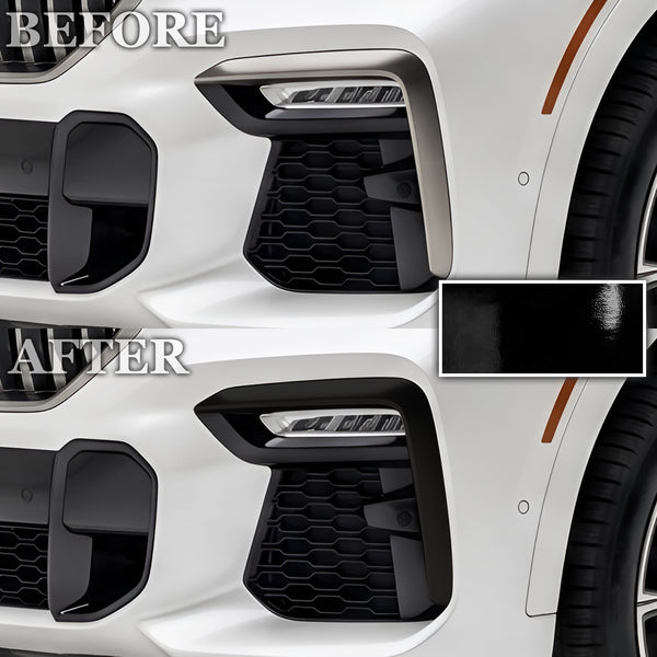Fits BMW X6 2019-2023 Vinyl Chrome Delete Grille Blackout Decal Stickers Overlay Film